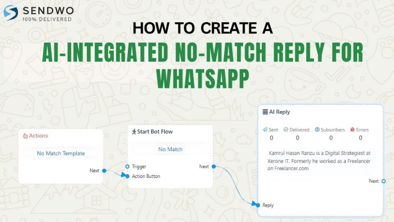 How to Setup WhatsApp No Match Reply Bot