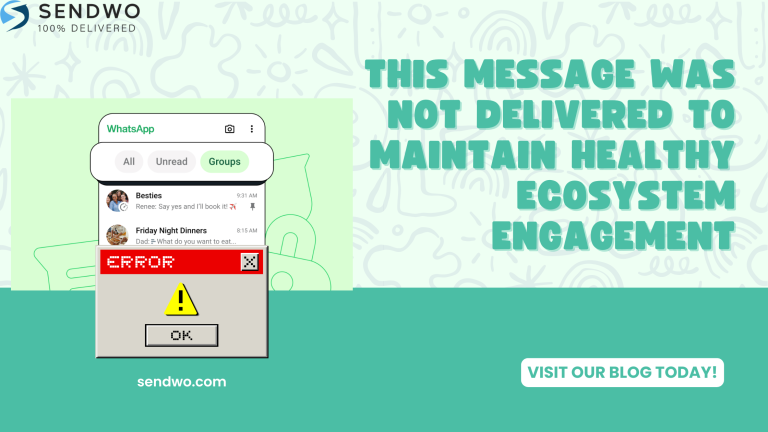 This Message Was Not Delivered to Maintain Healthy Ecosystem Engagement
