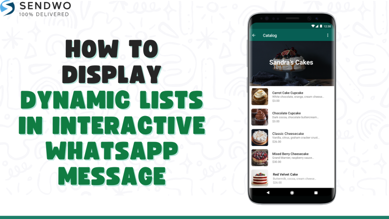 Use Dynamic Lists in Interactive WhatsApp message