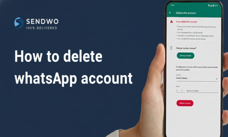 How to delete whatsapp account
