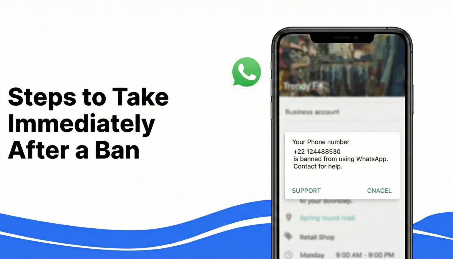 How to do WhatsApp Unban Request Message - Sendwo