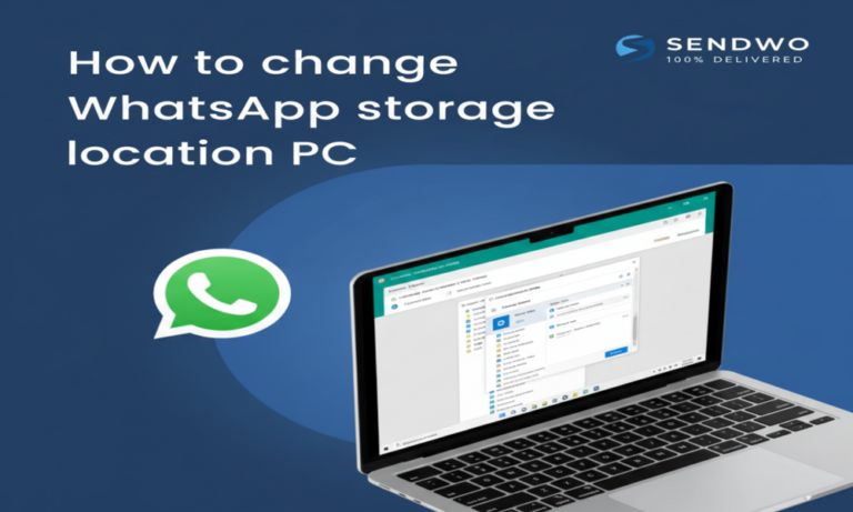 How to change whatsapp storage location pc