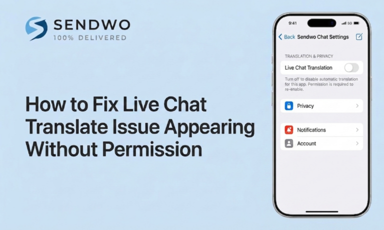 How to Fix Live Chat Translate Issue Appearing Without Permission