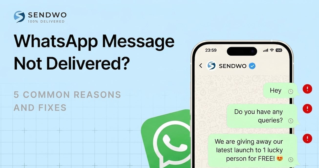 WhatsApp Message Not Delivered 5 Common Reasons & Fixes
